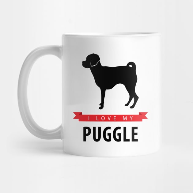 I Love My Puggle by millersye